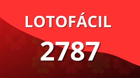 lotofácil 2787